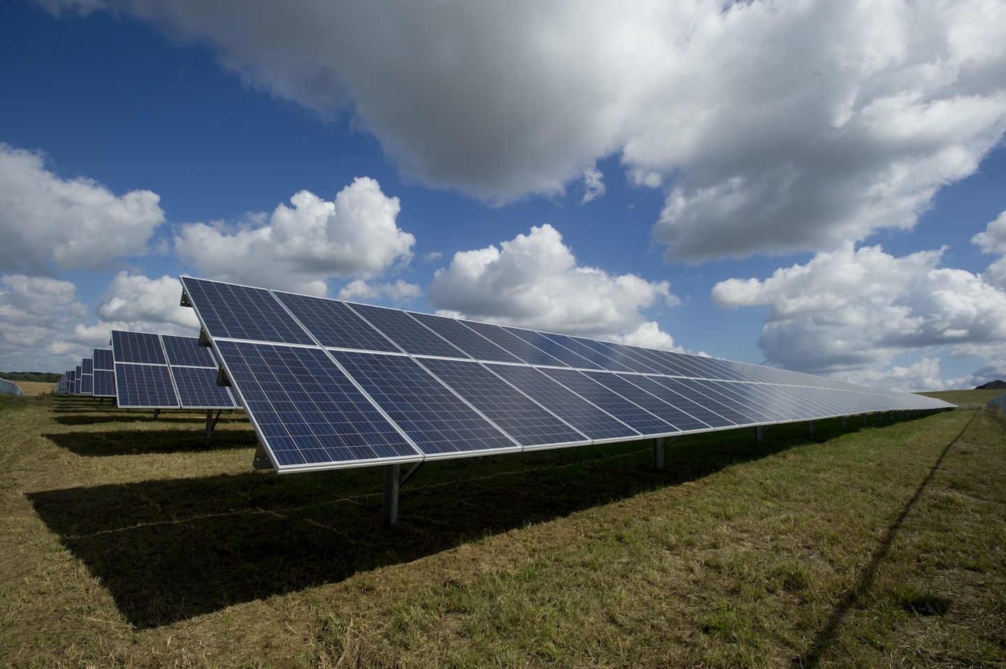 Rooftop solar panels installed on a UK home